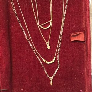 Dainty layering necklaces (set of 4)